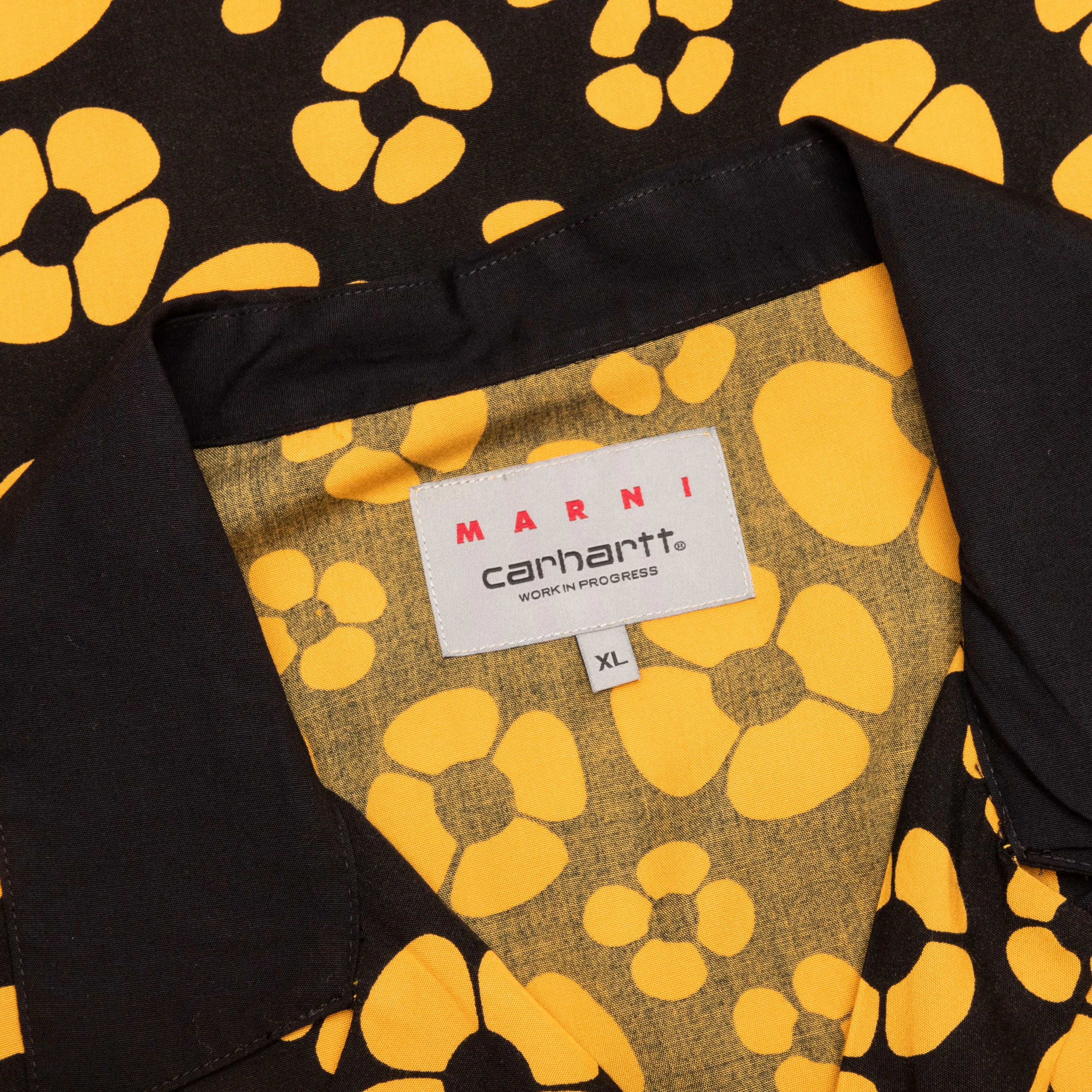 Marni x Carhartt WIP S/S Floral Shirt - Golden/Yellow