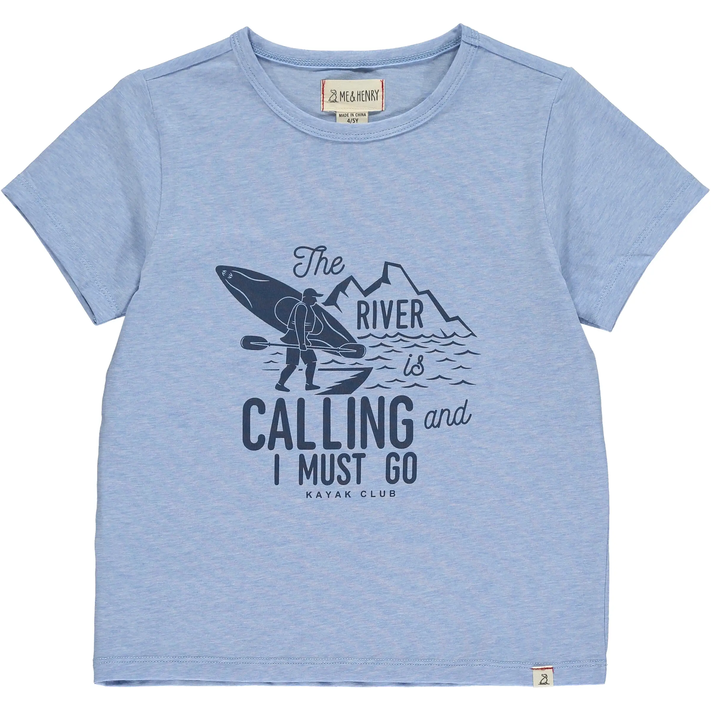 Me & Henry - River is Calling Blue Falmouth Tee