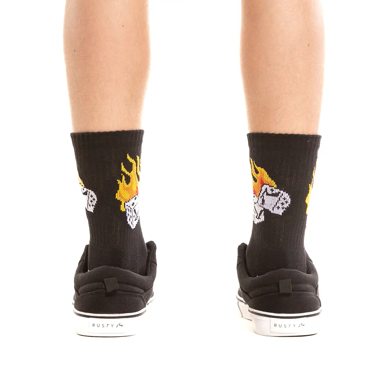 Medias Rusty Casino Socks Black