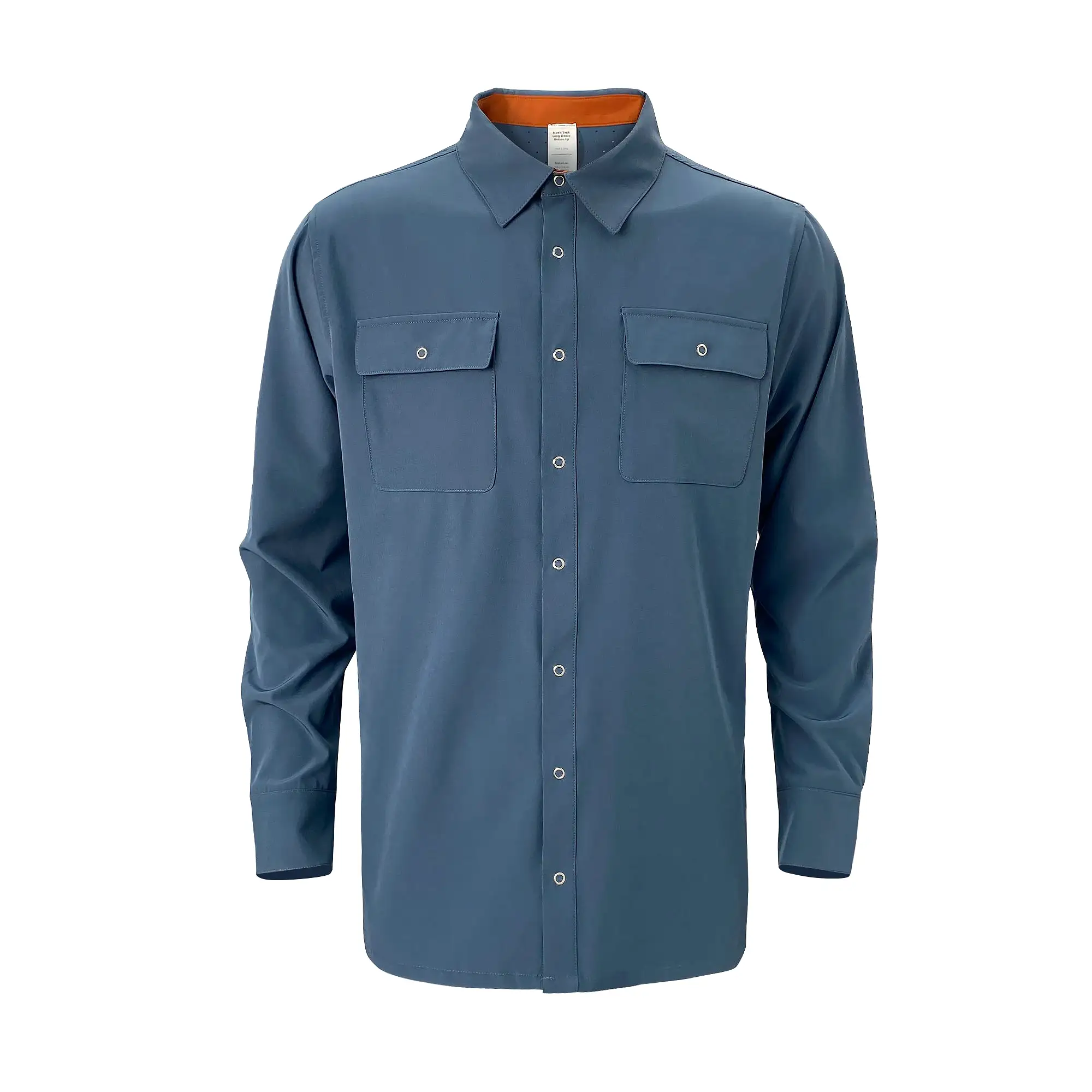 Men's Long Sleeve Tech Button Up