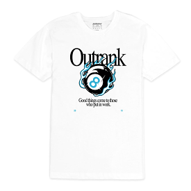 Mens Outrank Put In Work T-Shirt (White)