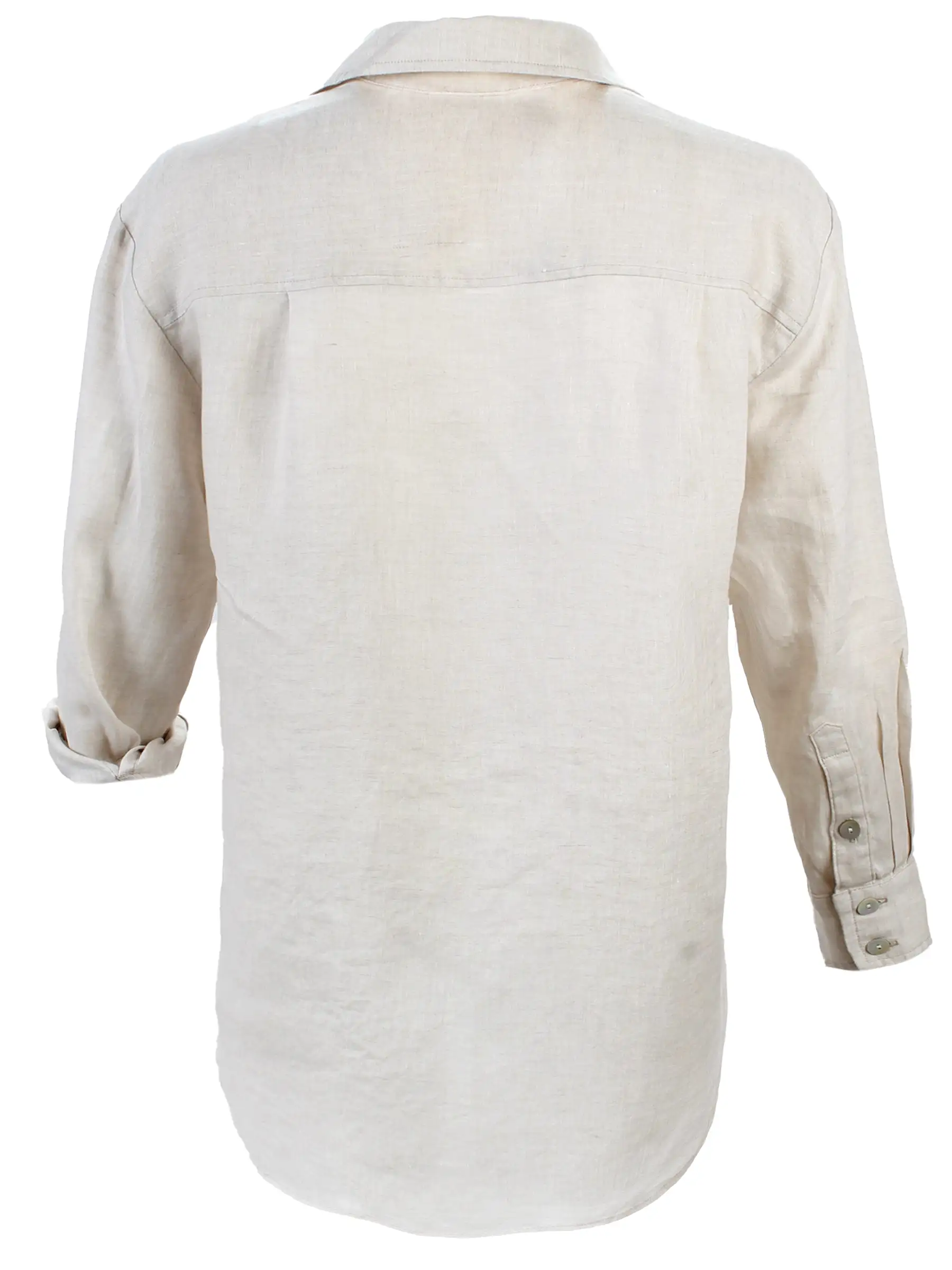 Monica Oversized White Linen Shirt