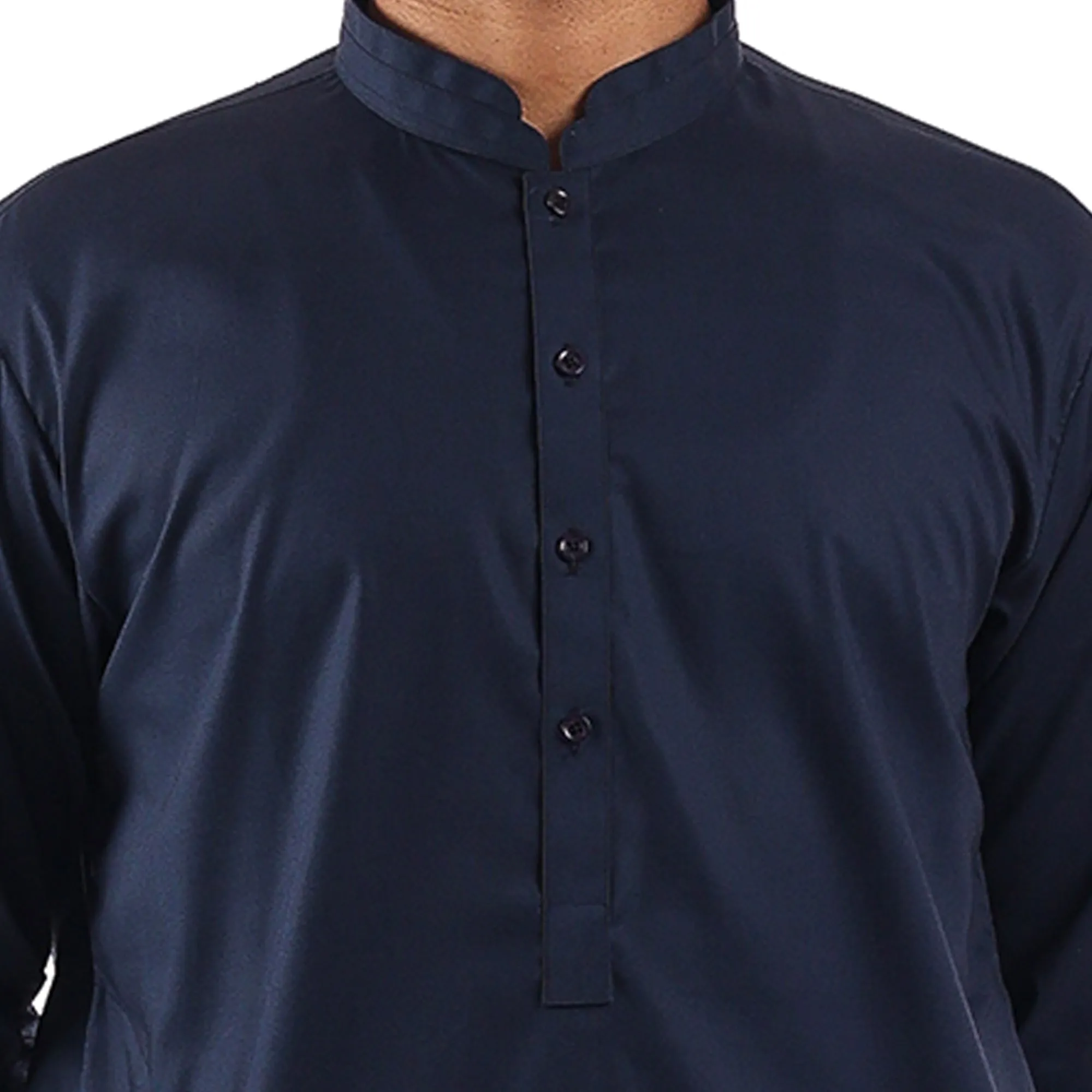 Navy Blue Short Kurta