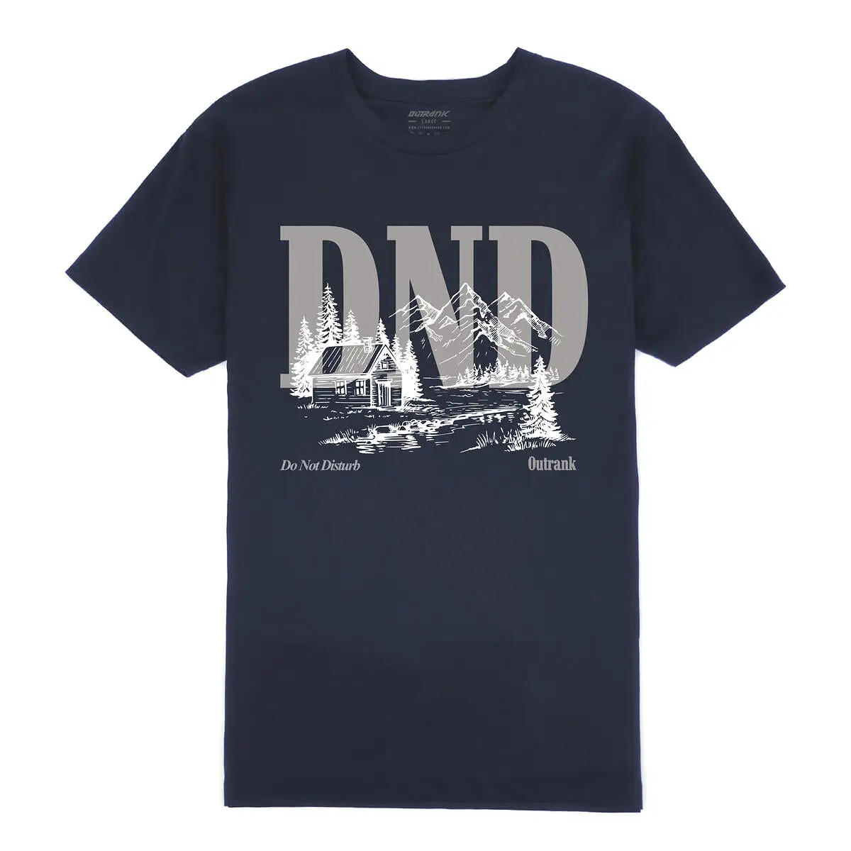 Outrank Do Not Distrub T-shirt (Navy)