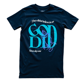 Outrank God Did T-shirt (Navy)