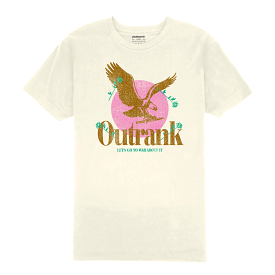 Outrank Let's Go To Work About It T-shirt (Vintage White)