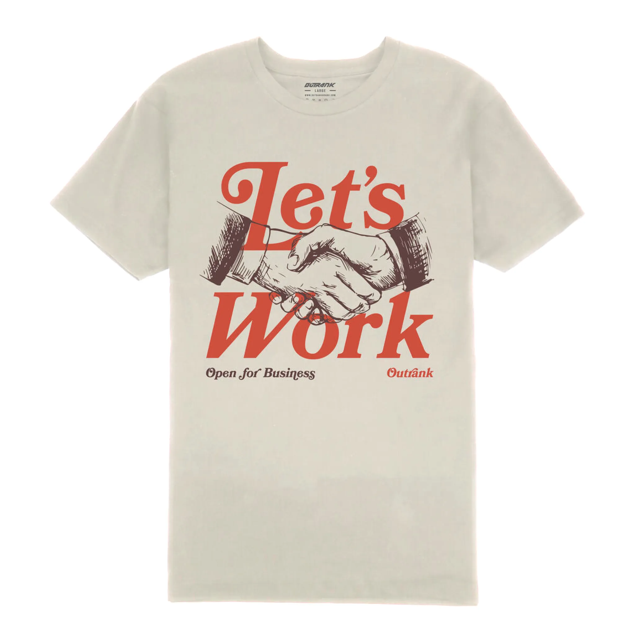 Outrank Let's Work T-shirt (Sand)