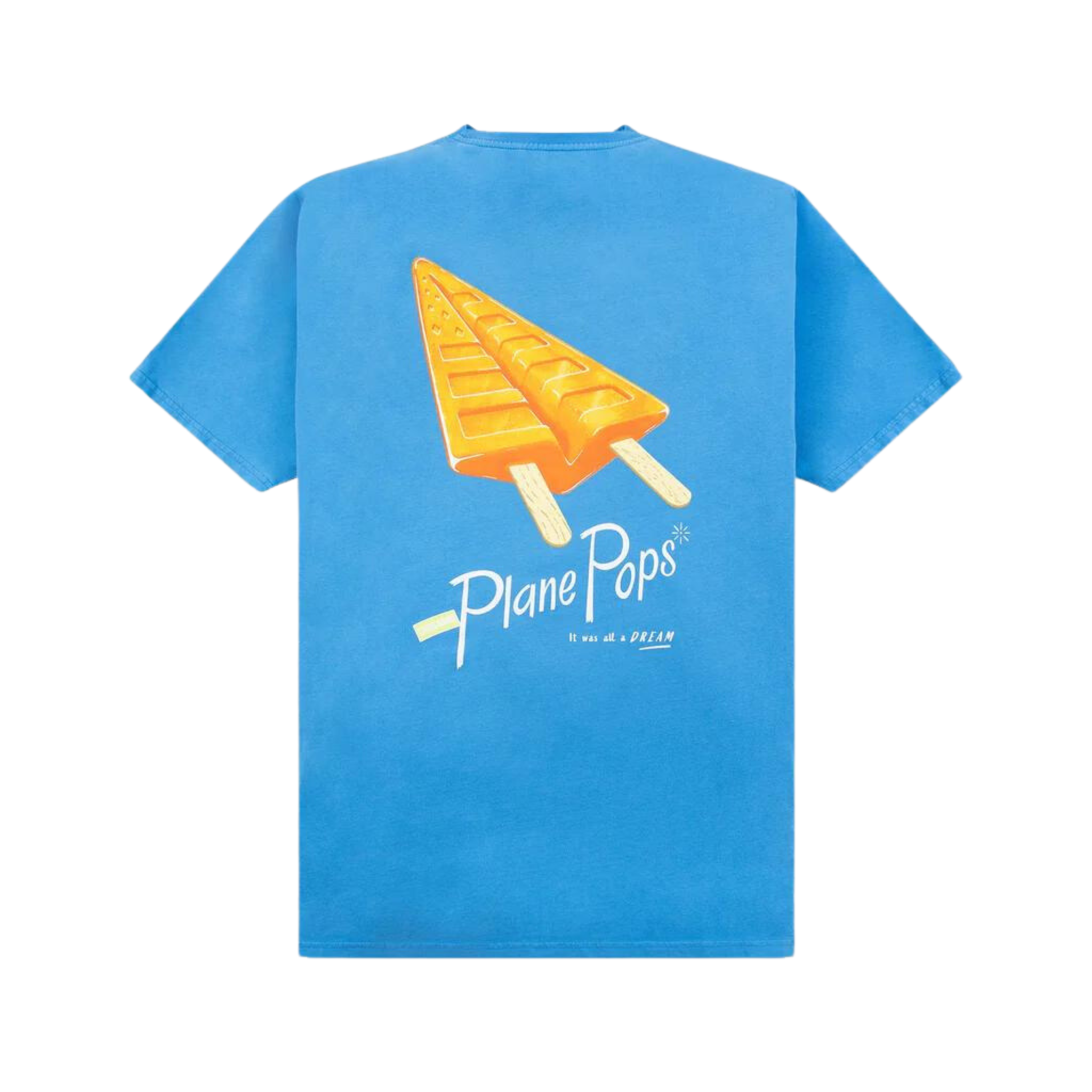 Paper Planes Blue Raspberry Plane Pops Tee (Azure Blue)