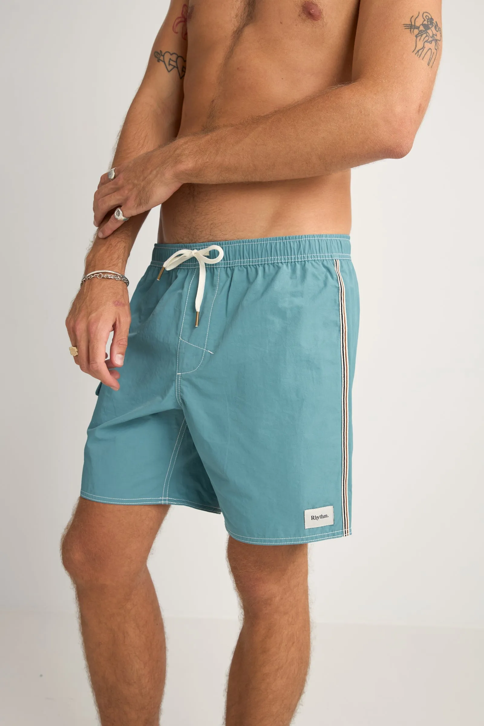 Patch Beach Short Blue