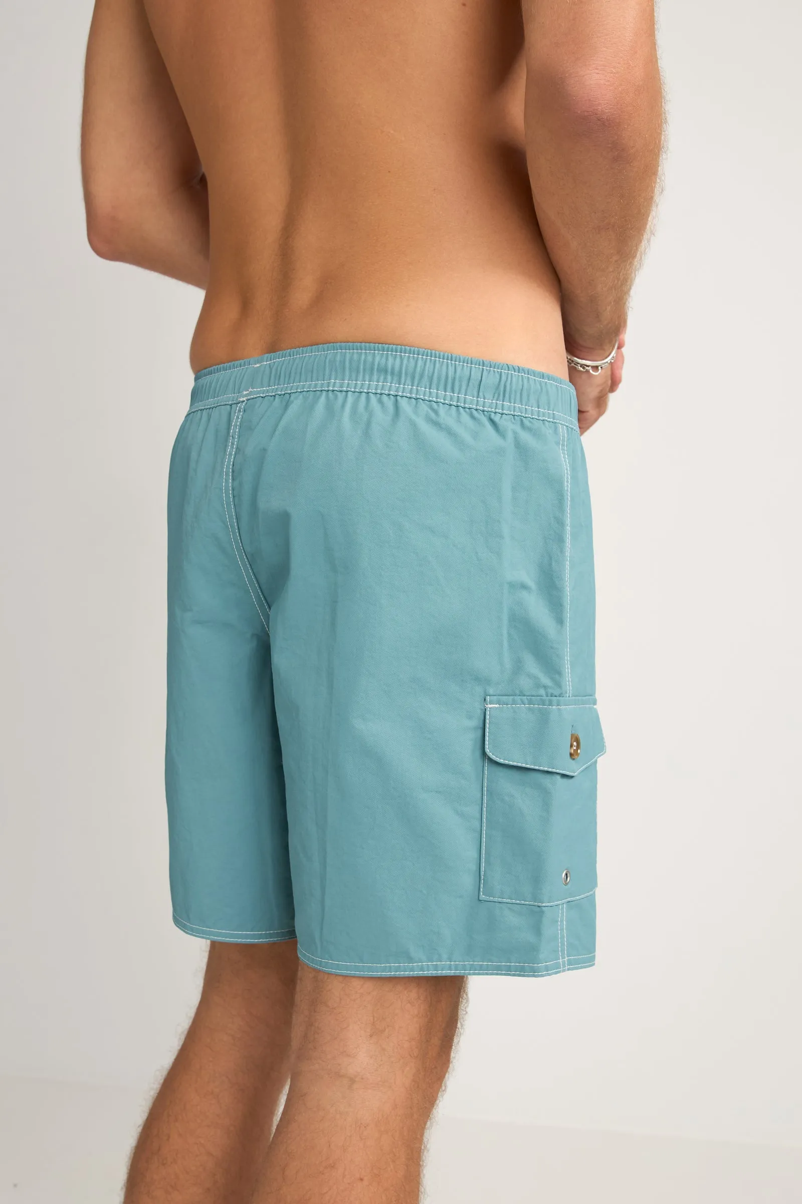 Patch Beach Short Blue