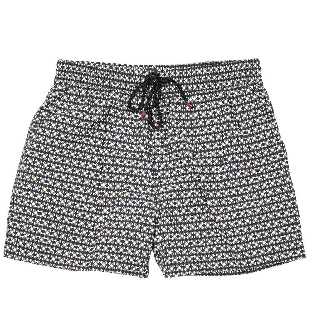 Paul Smith Geometric Print Swim ShortsNavy