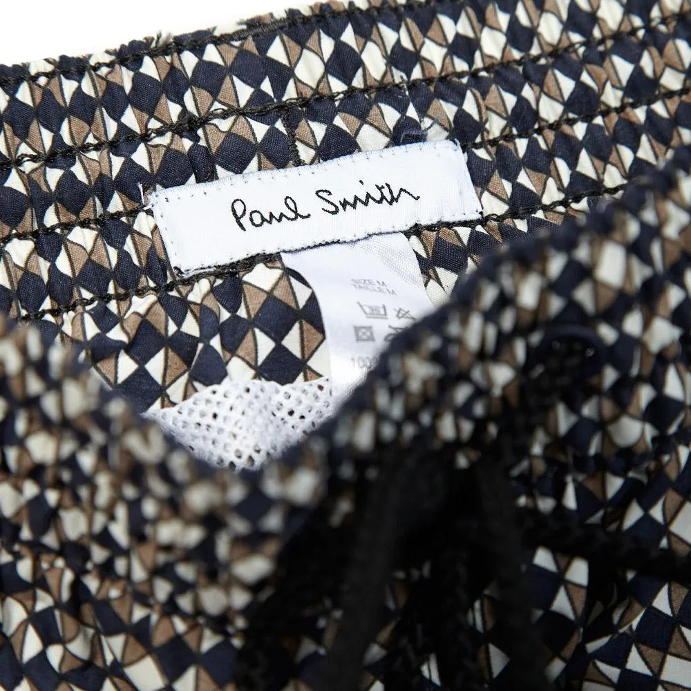 Paul Smith Geometric Print Swim ShortsNavy