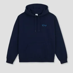 Polar Skate Co Dave Hood Stroke Logo Dark Blue