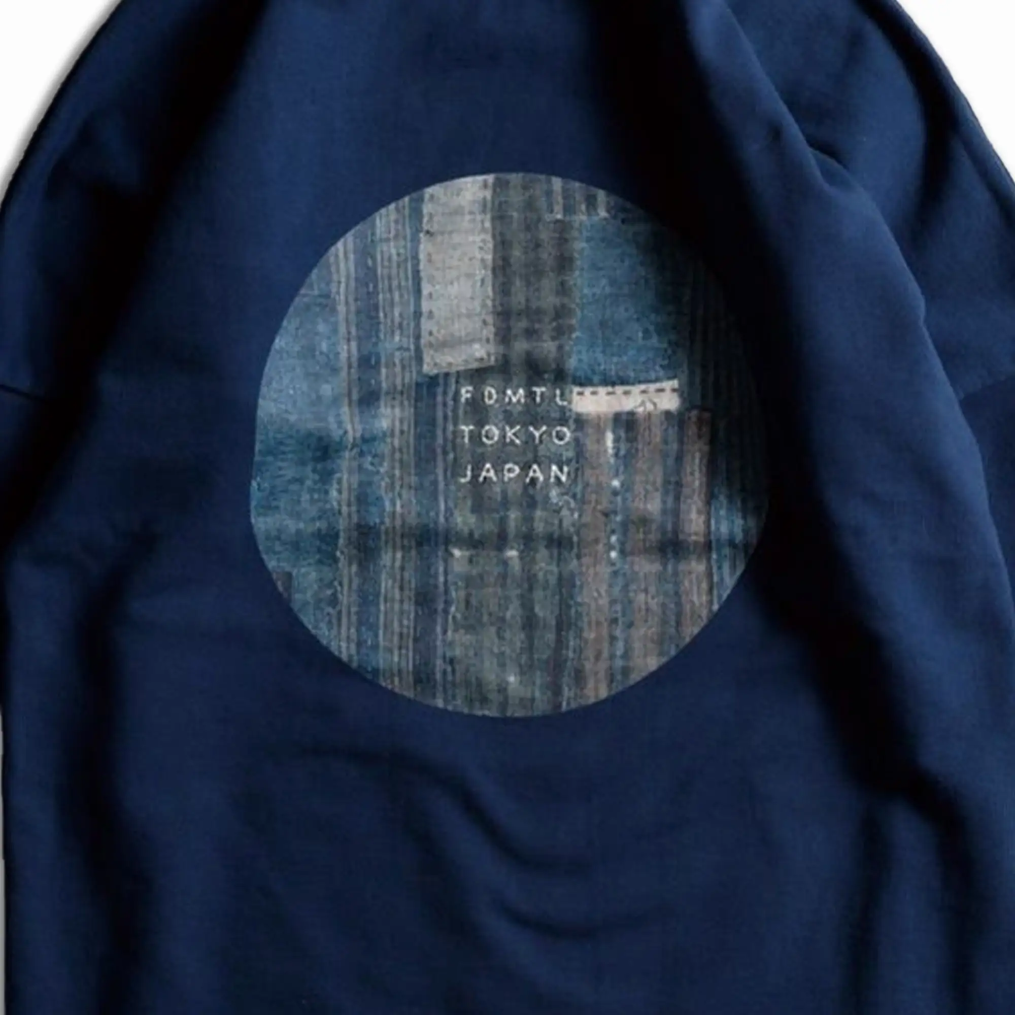 PRINTED BORO SWEAT TEE 'BLUE'