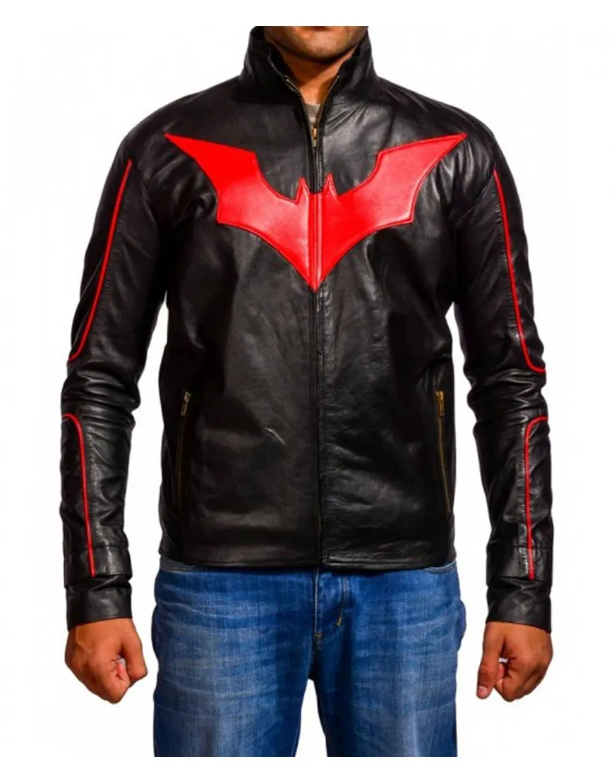 Red Logo Terry Mcginnis Batman Beyond Jacket - UJackets