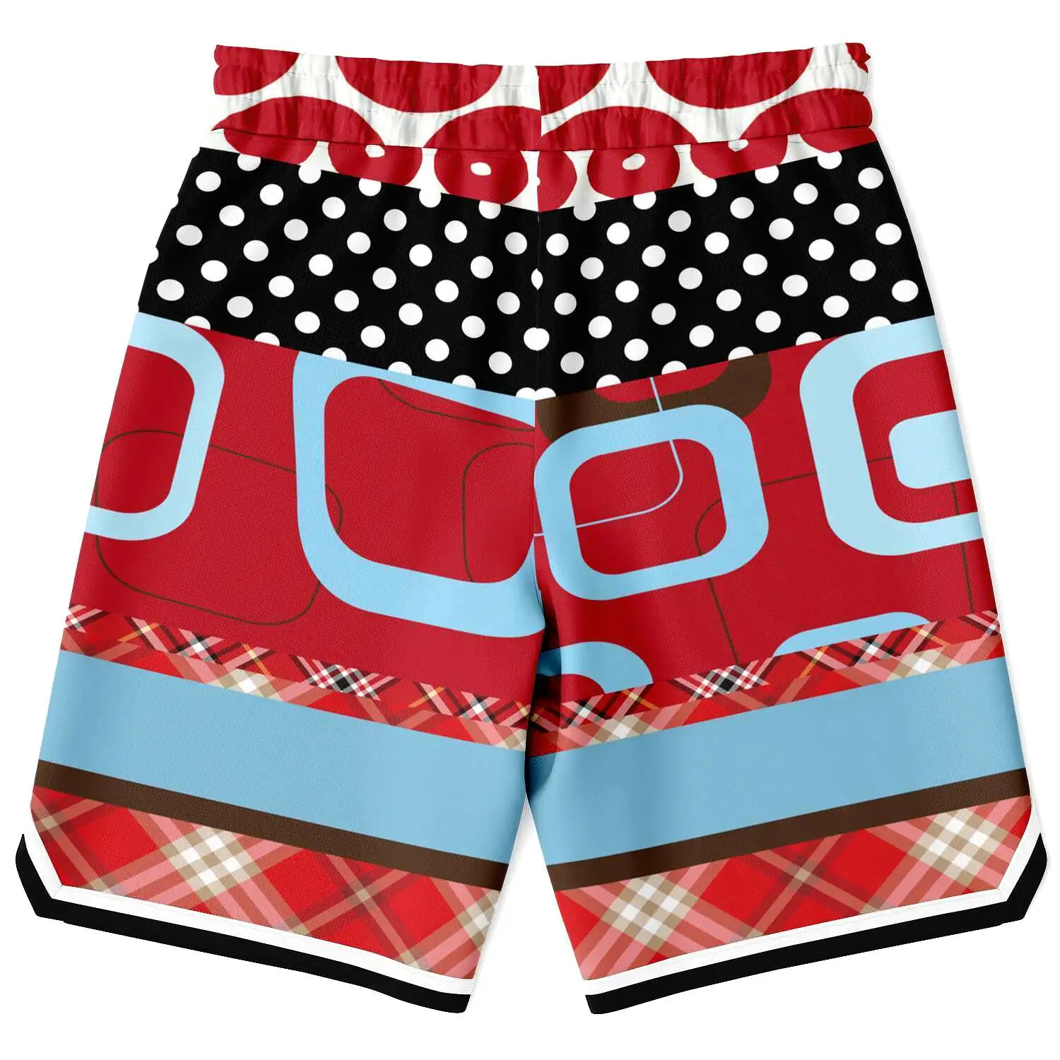 Red Pacific Palisades Basketball Shorts