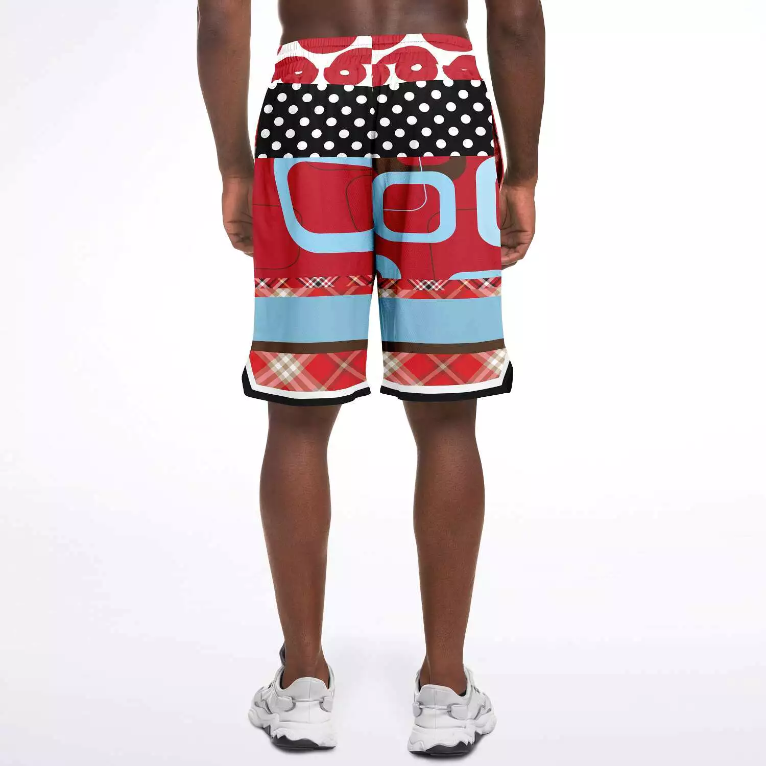 Red Pacific Palisades Basketball Shorts