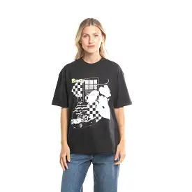 Remera Mc Rusty Nightlight Oversize Tee Ld Black