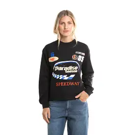 Remera Ml Rusty Paradise Season Relaxed Ls Tee Ld Black