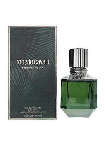 Roberto Cavalli Paradise Found For Men Eau de Toilette 50ml | Kaleidoscope