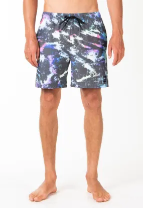 Rusty US ACID STORM ELASTIC BOARDSHORT - BLACK