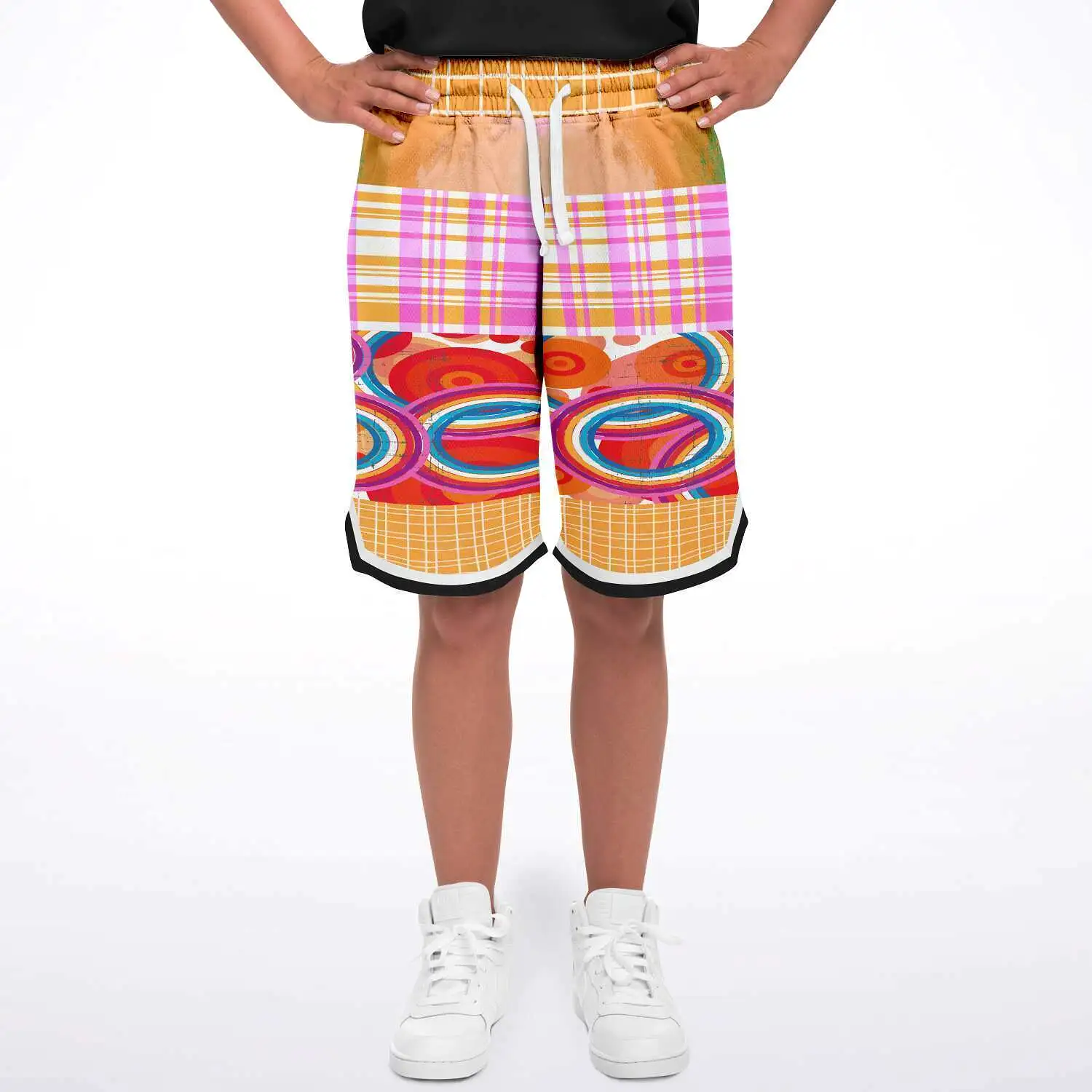 Solar Flare Unisex Basketball Shorts