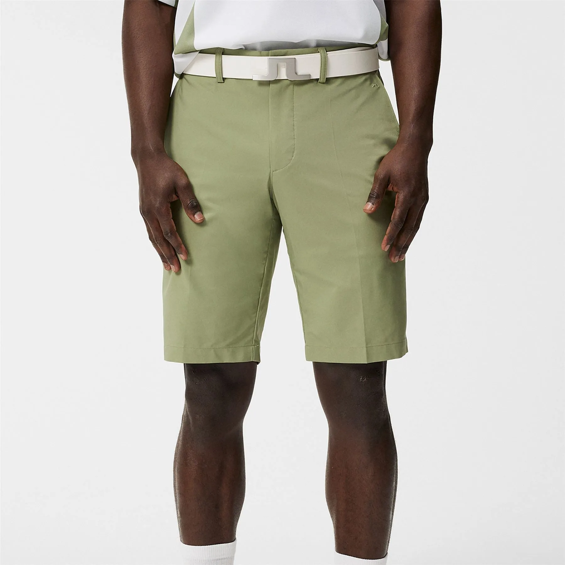 Somle Light Poly Stretch Golf Shorts Oil Green - SS24