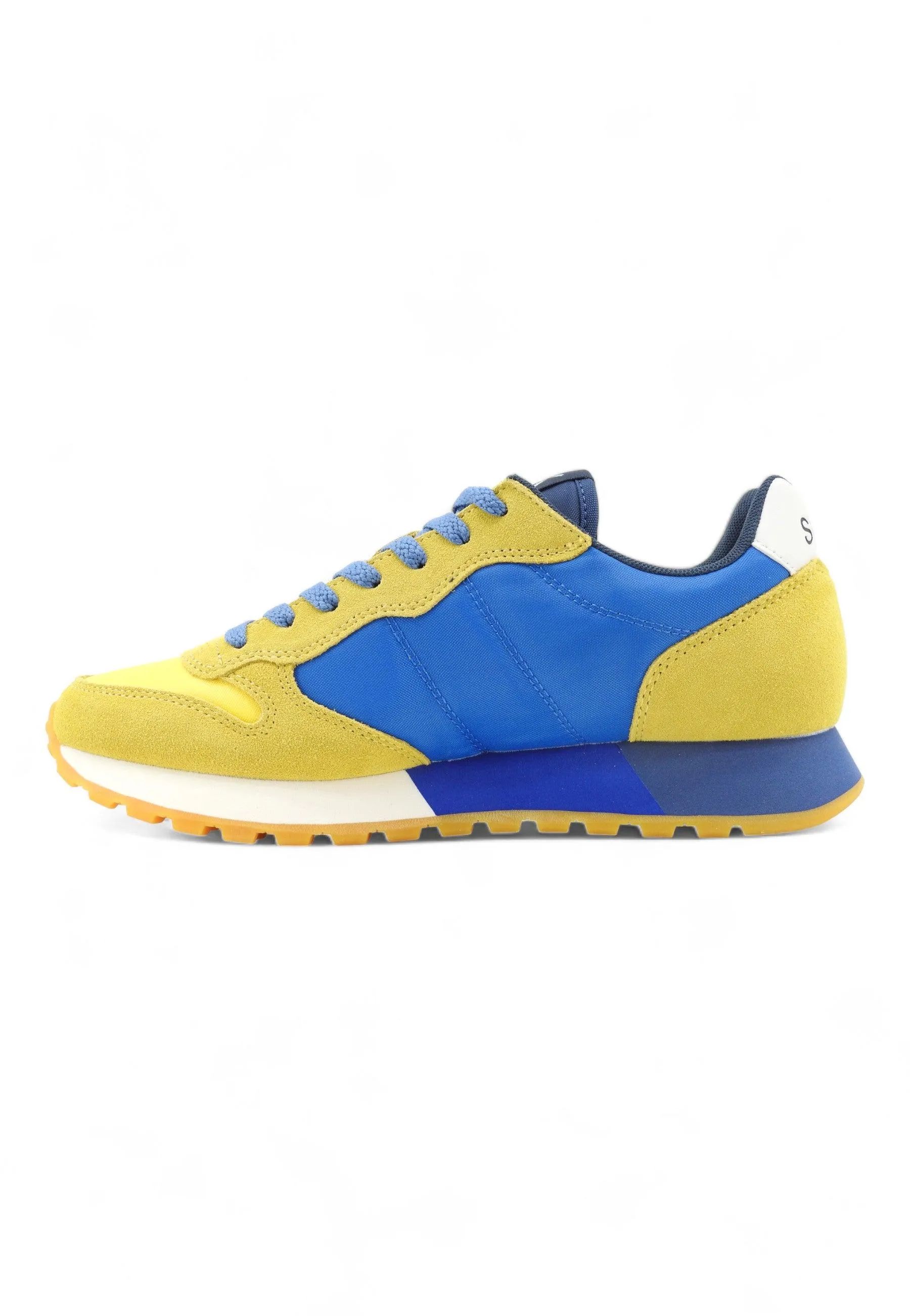 SUN68 Jaki Bicolor Sneaker Uomo Giallo Royal Z34112