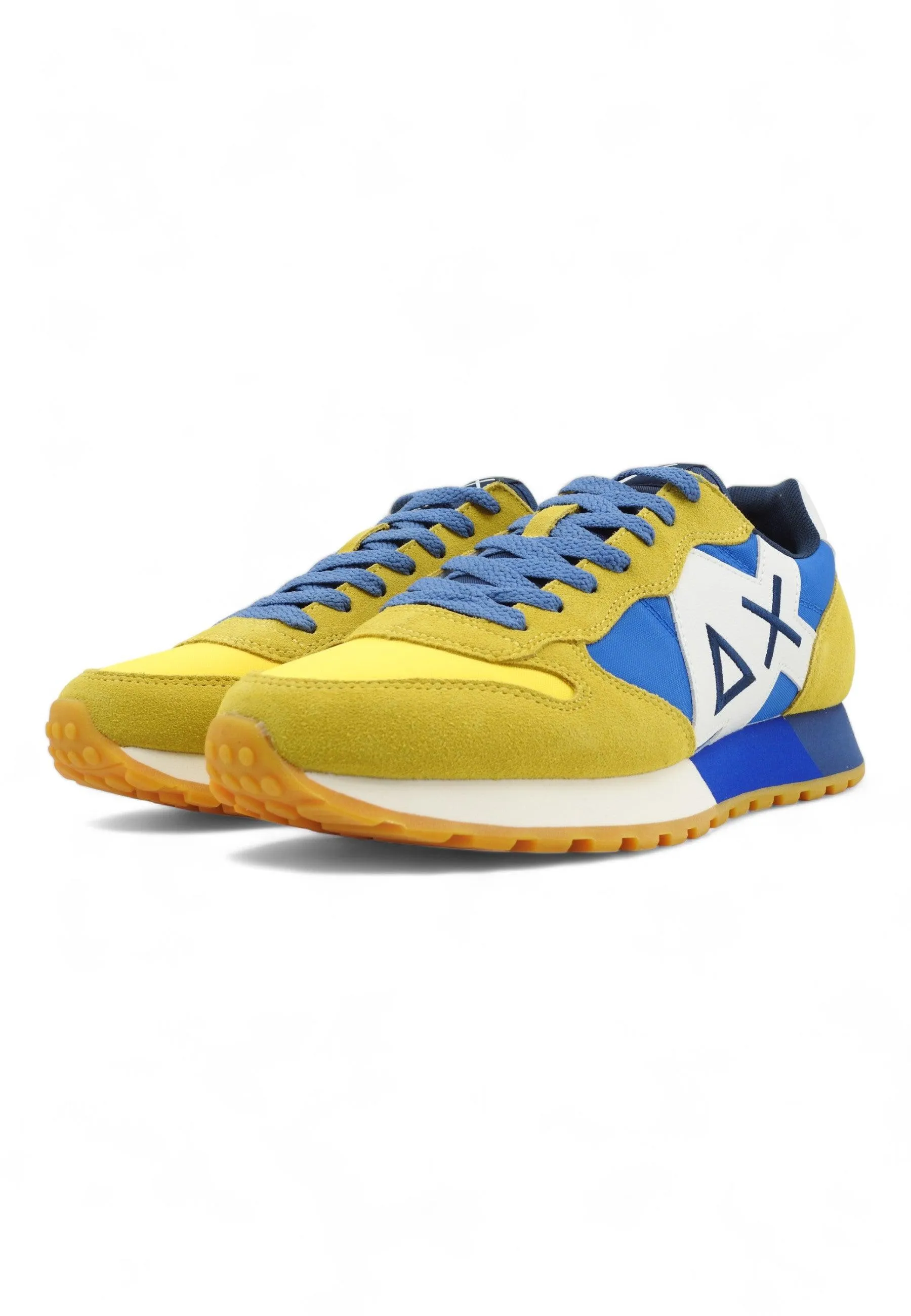 SUN68 Jaki Bicolor Sneaker Uomo Giallo Royal Z34112