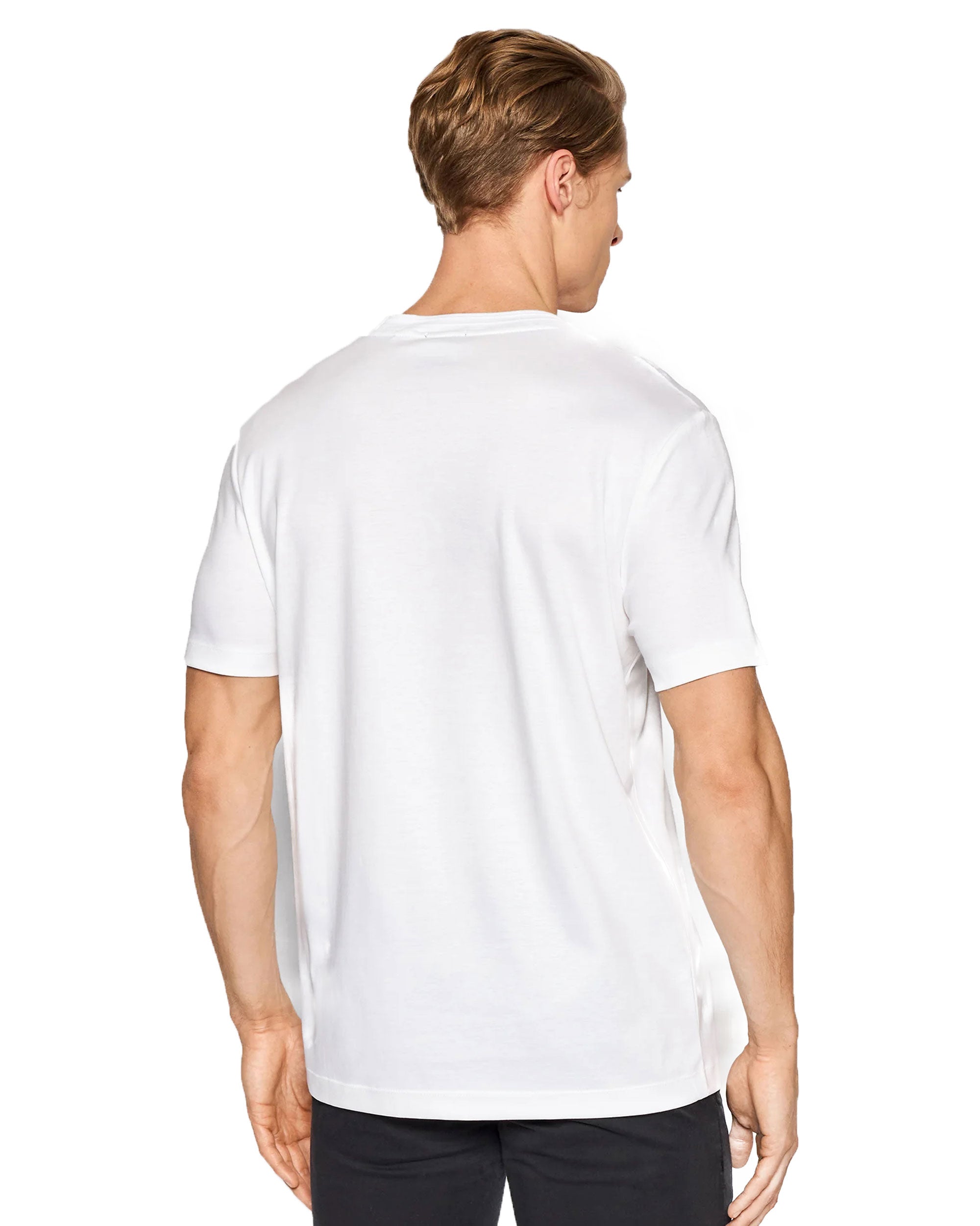 T-Shirt Uomo Boss Tiburt 278 Bianco