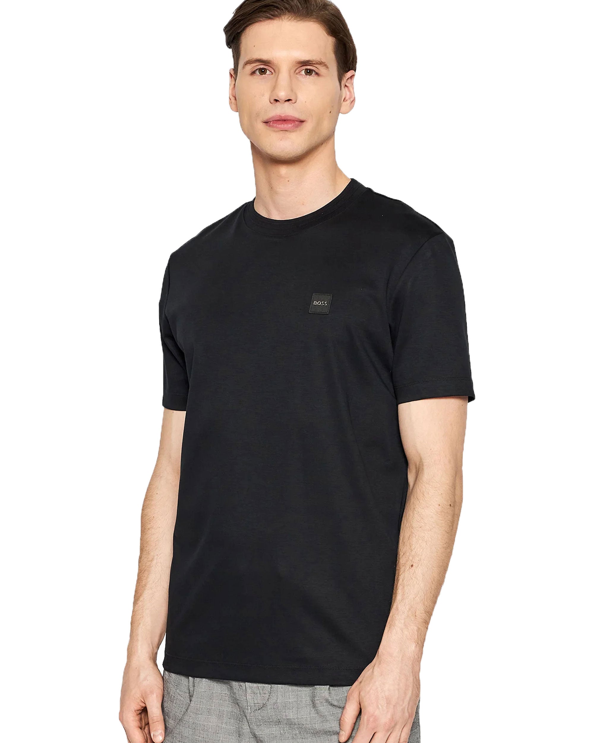 T-Shirt Uomo Boss Tiburt 278 Nero