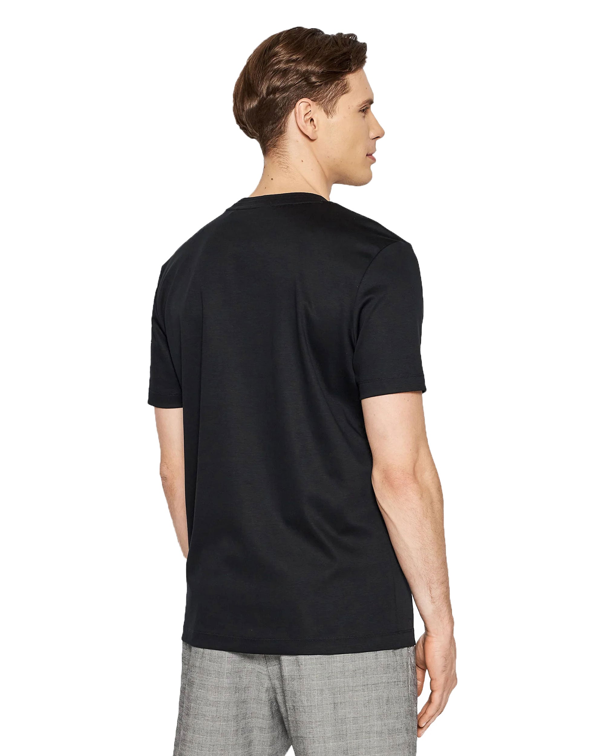 T-Shirt Uomo Boss Tiburt 278 Nero