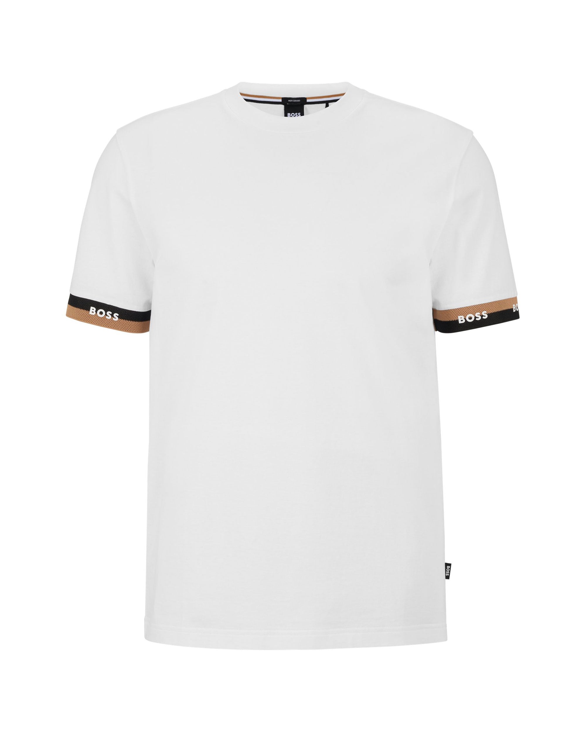 T-Shirt Uomo Boss Tiburt 334 Bianco