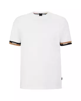 T-Shirt Uomo Boss Tiburt 334 Bianco