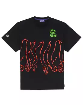 T-Shirt Uomo Octopus Dripper Tee Nero