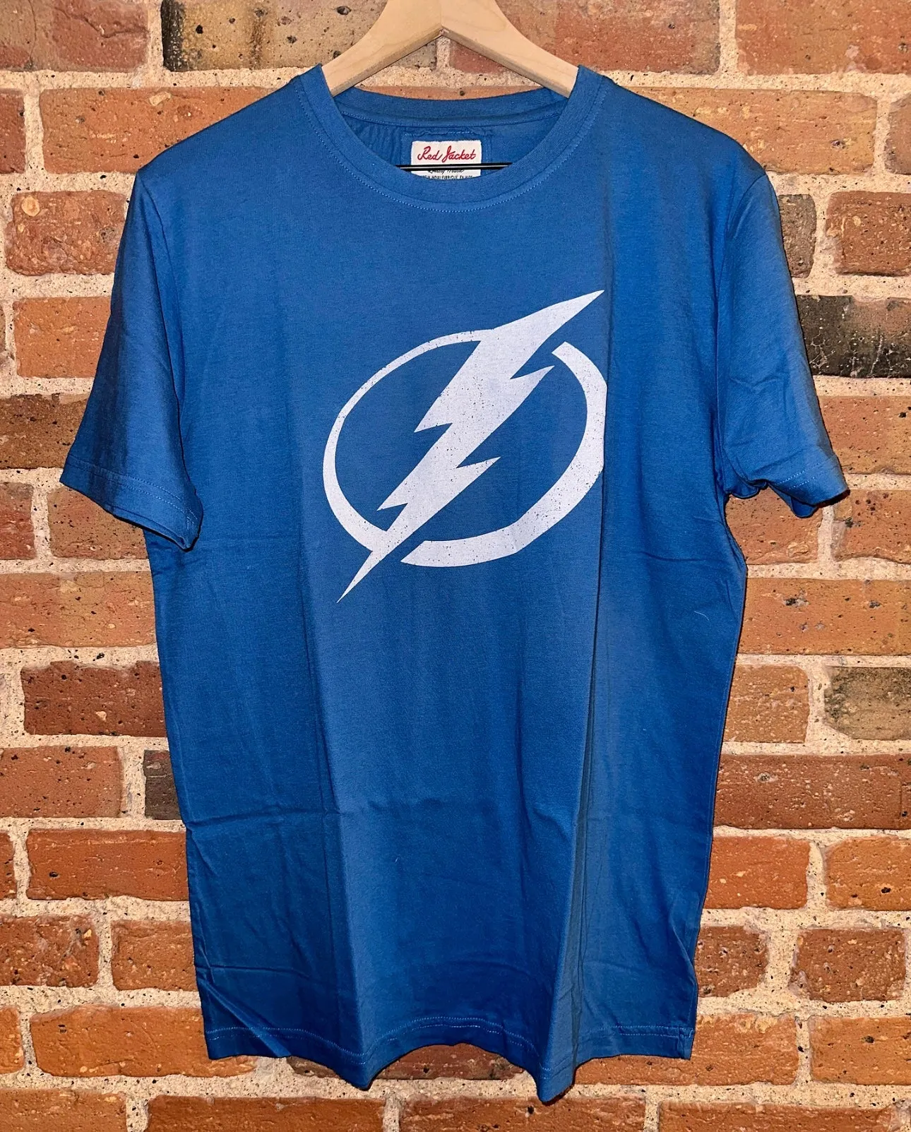 Tampa Bay Lightning Brass Tacks Tee - Red Jacket