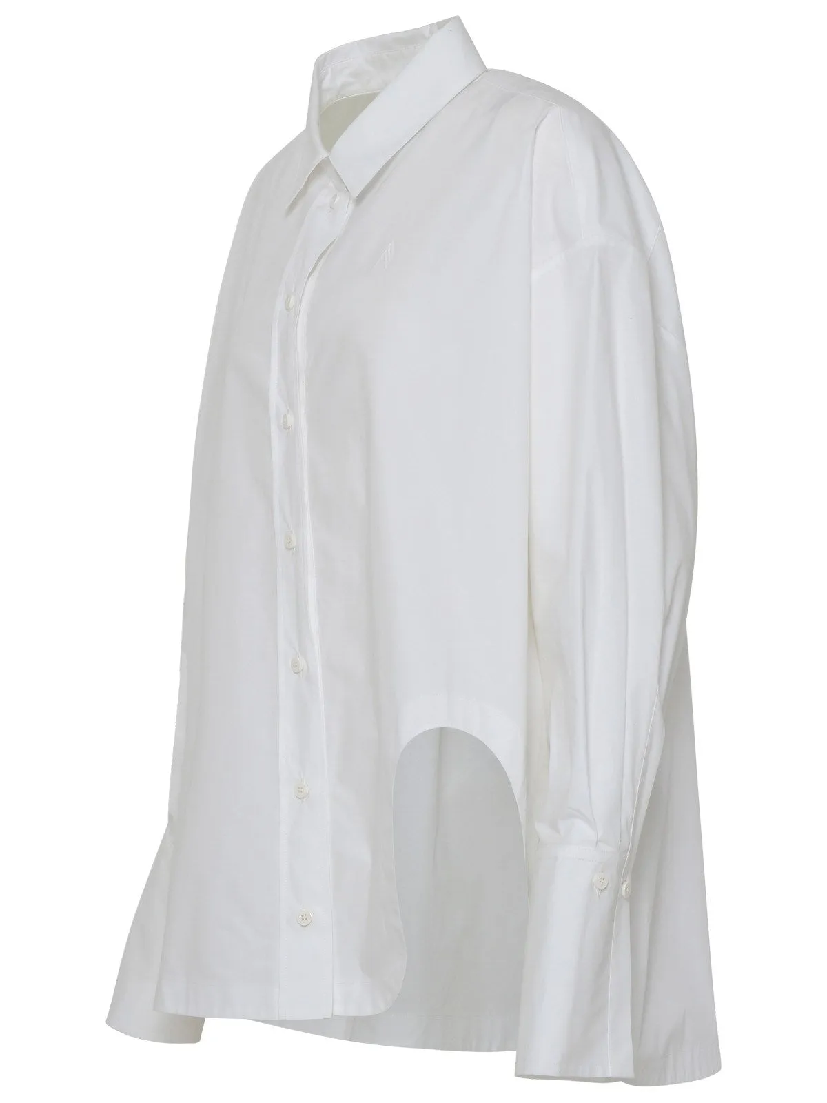 The Attico Diana Asymmetric Drop Shoulder Shirt