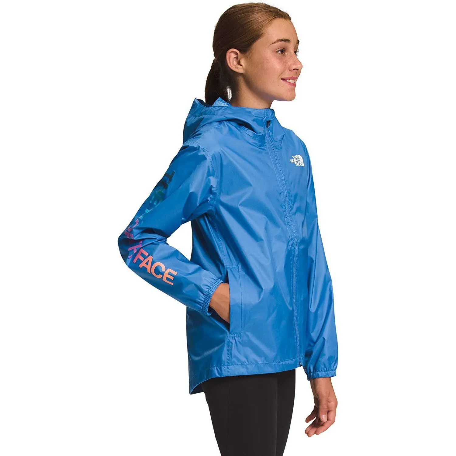 The North Face Girls' Zipline Waterproof Hooded Rain Jacket