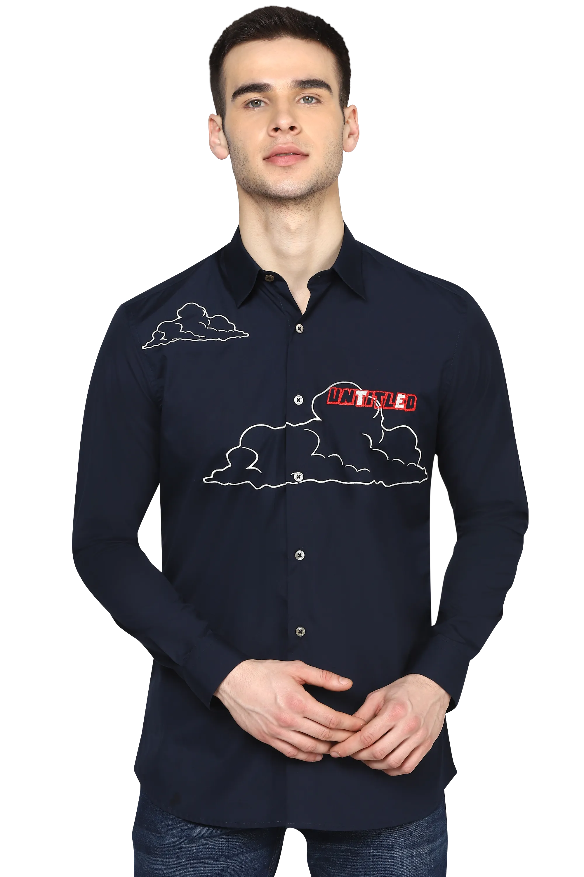 The Untitled Shirt in Navy