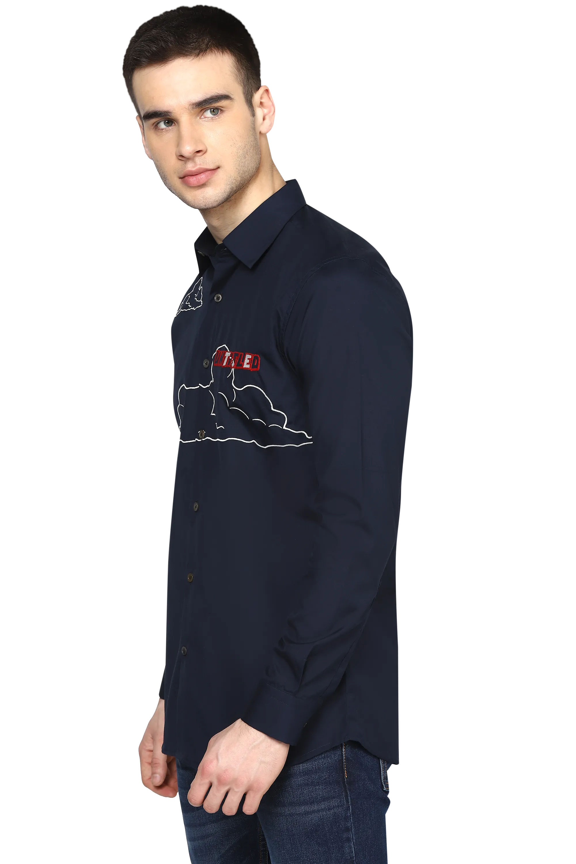 The Untitled Shirt in Navy