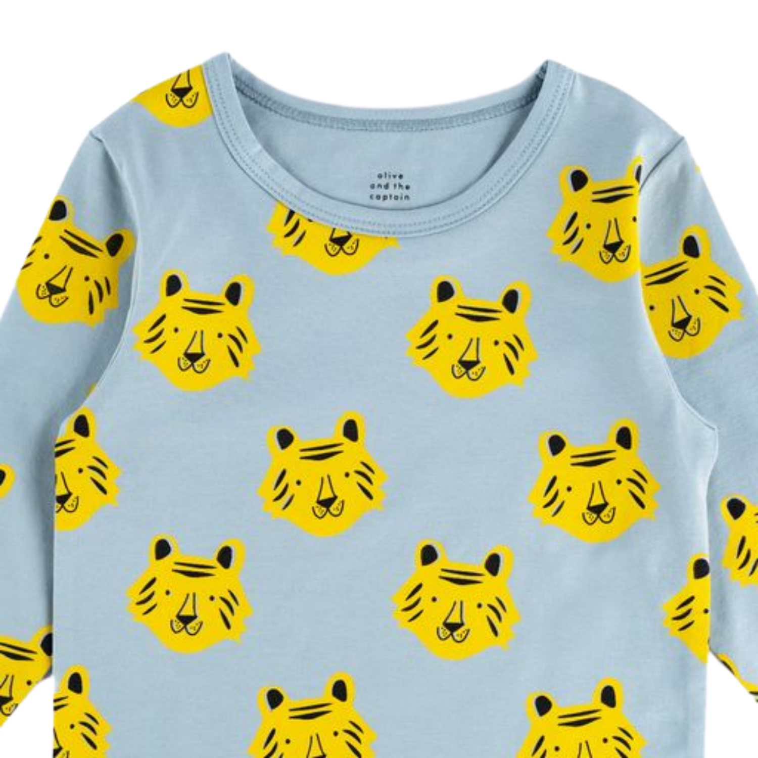 Tigers LS Tee, Mona Blue