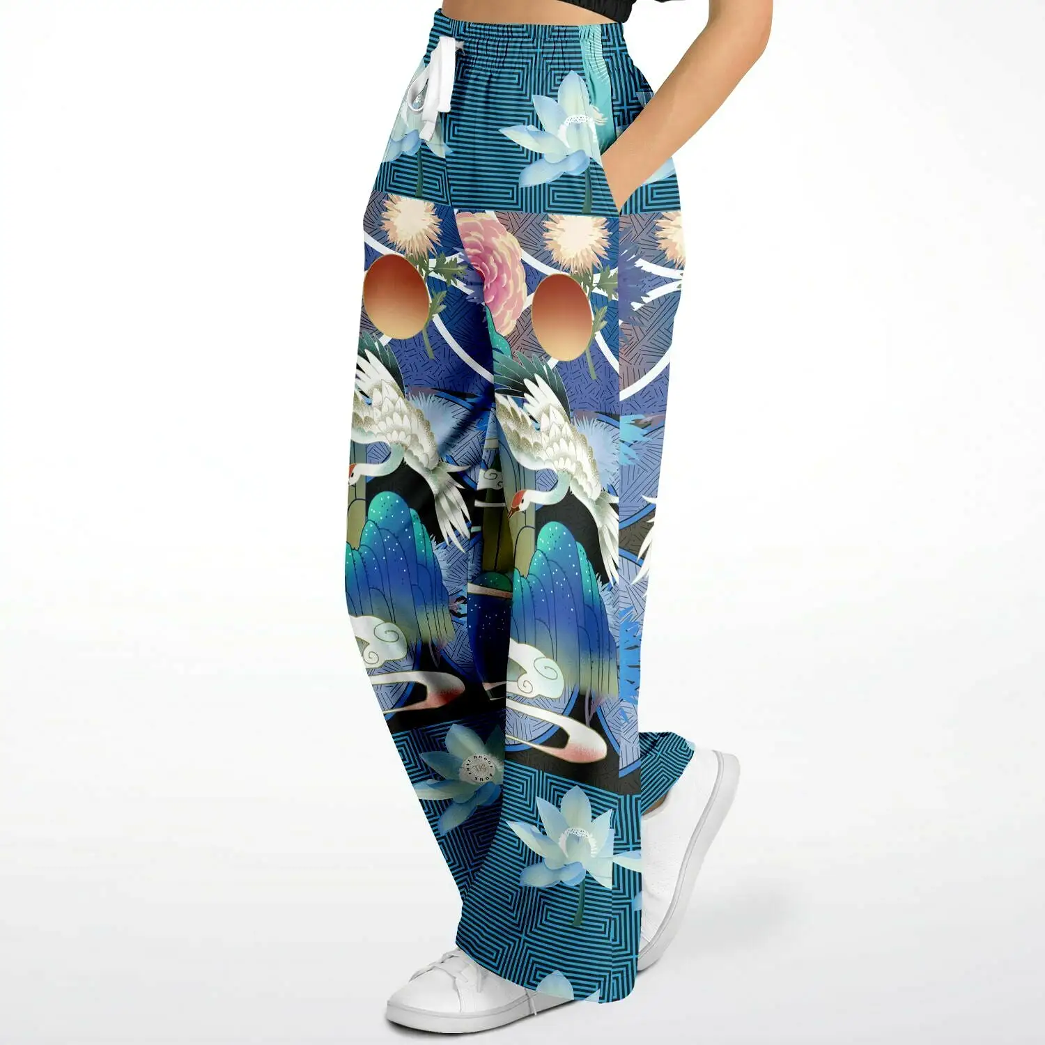 Tokyo Nights Eco-Poly Stretchy Phat Bellbottoms