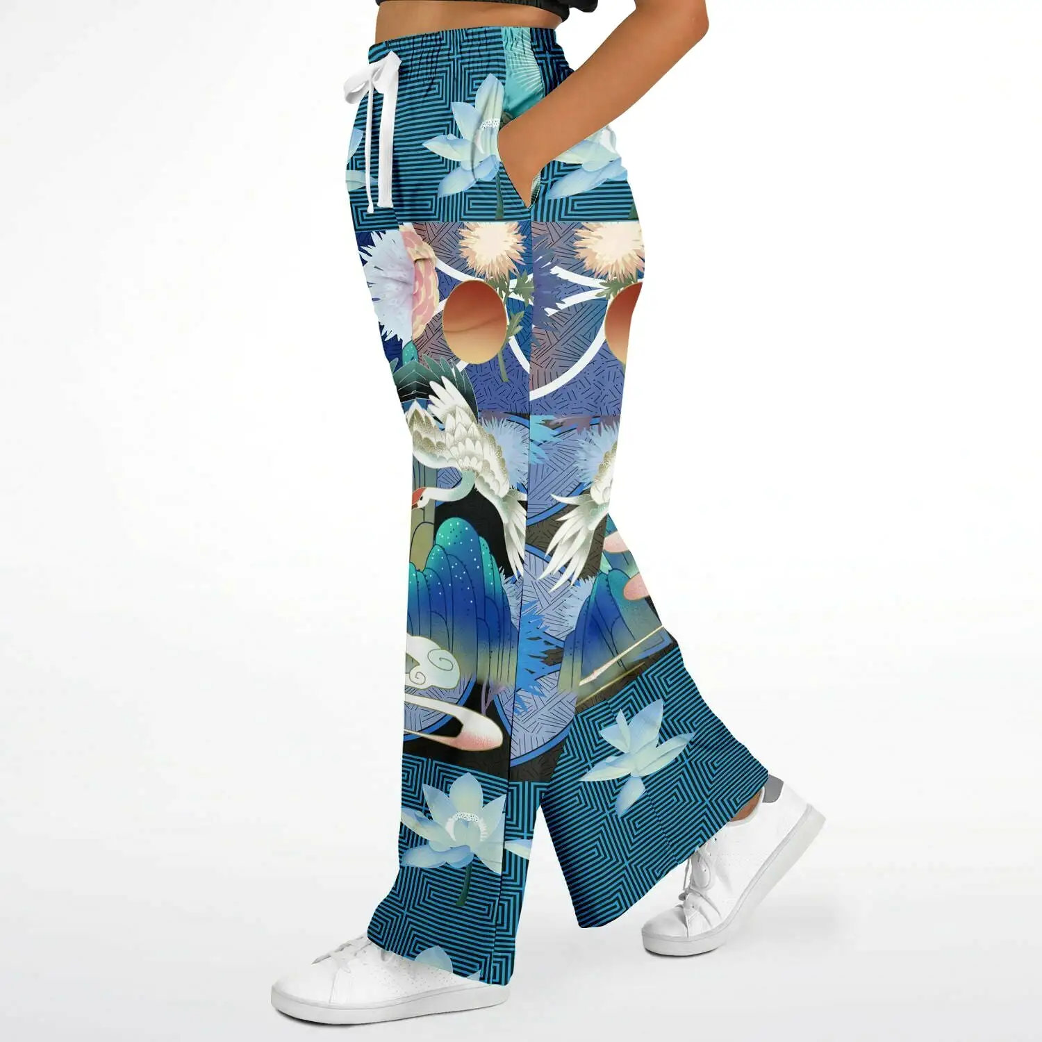 Tokyo Nights Eco-Poly Stretchy Phat Bellbottoms