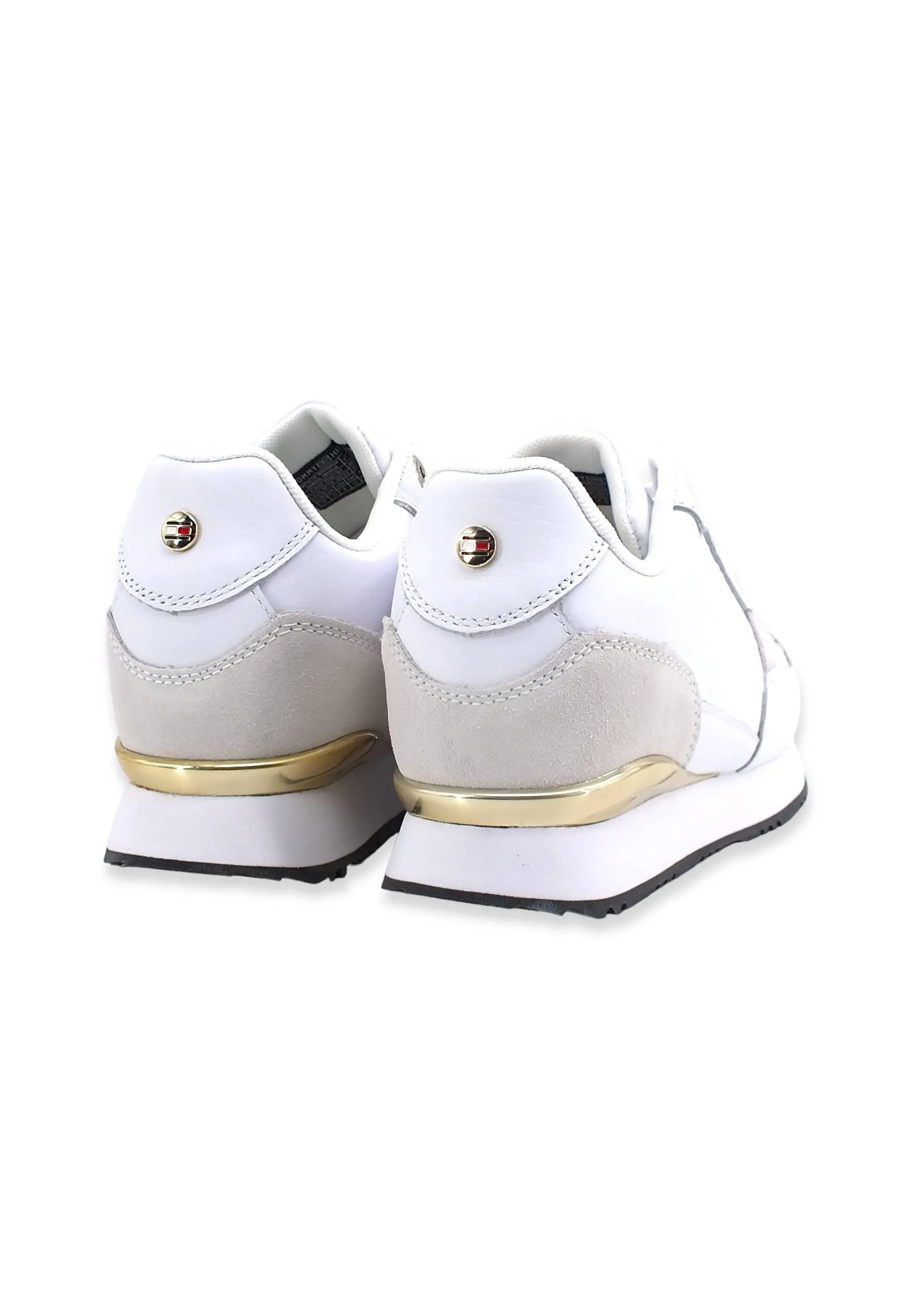 TOMMY HILFIGER Sneaker Donna White Gold FW0FW06784