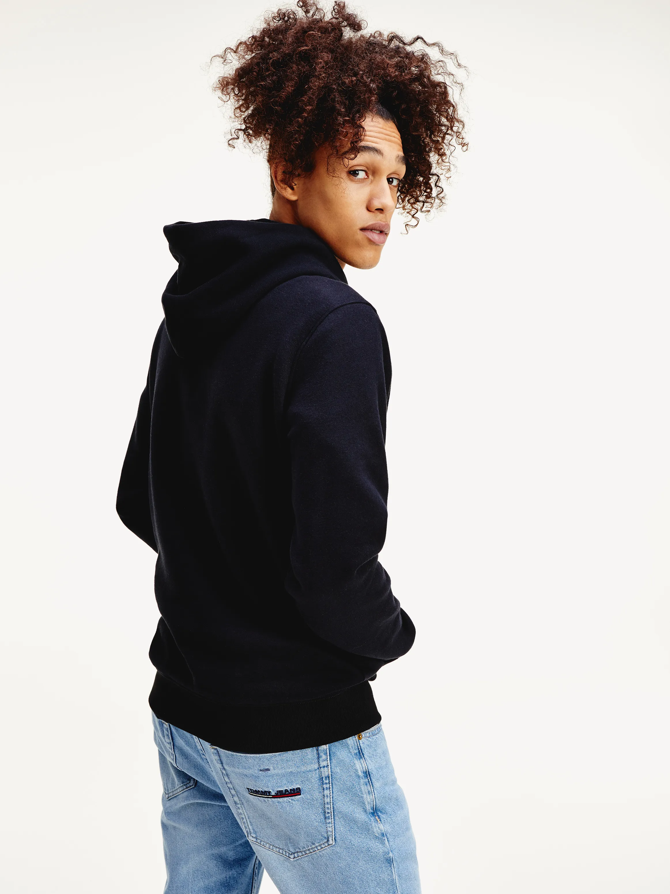 Tommy Jeans Straight Logo Hoodie | Sweatshirts & Hoodies | Tommy Hilfiger