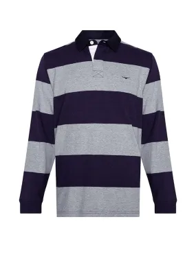 Tweedale Rugby Shirt                             Navy/Grey