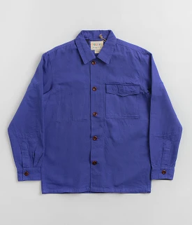 Uskees 3003 Buttoned Work Shirt - Ultra Blue