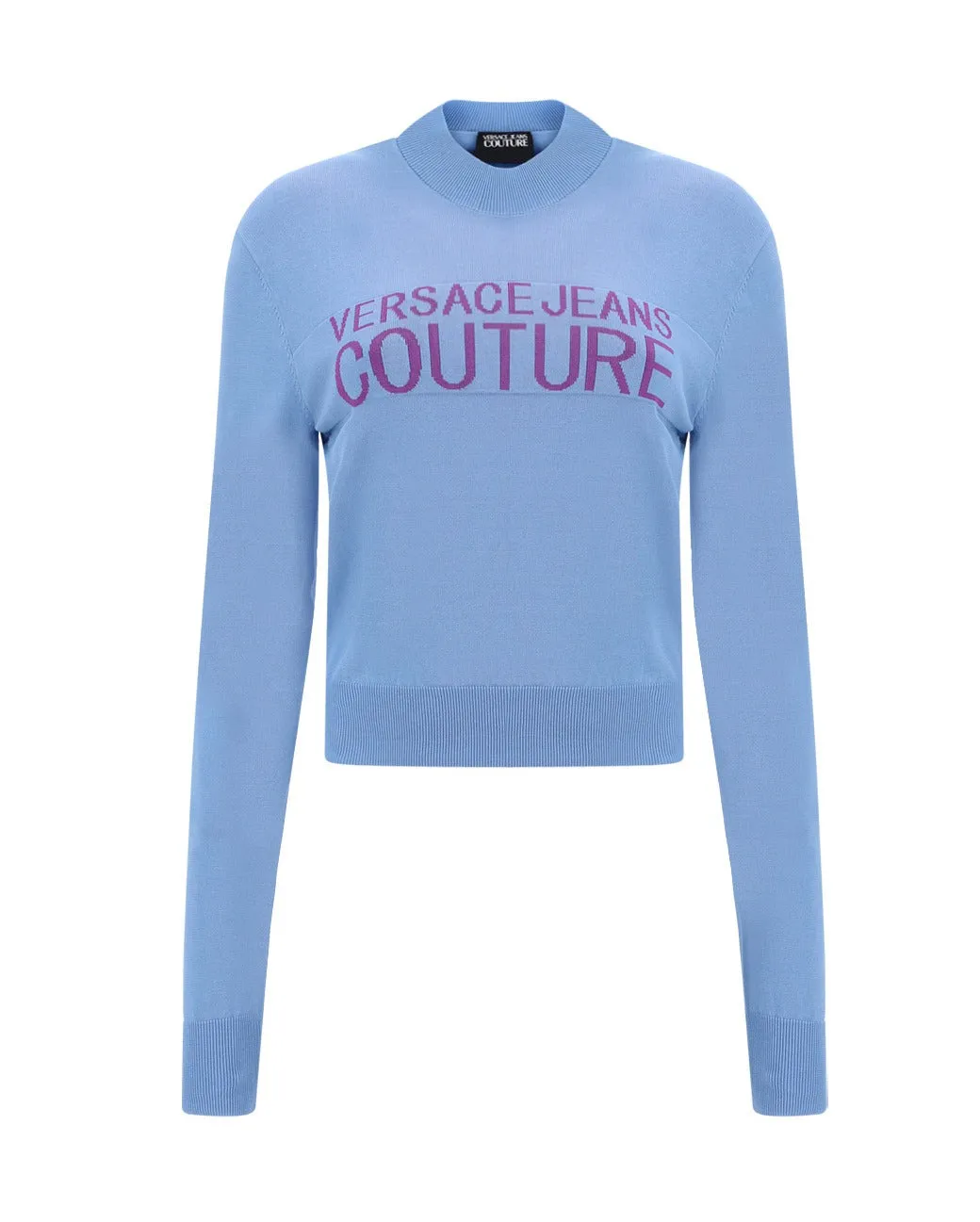 Versace Jeans Couture Logo Embroidered Crewneck Jumper