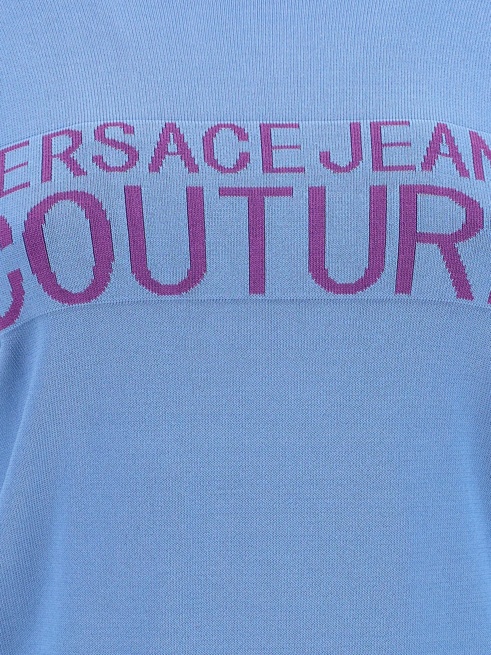 Versace Jeans Couture Logo Embroidered Crewneck Jumper